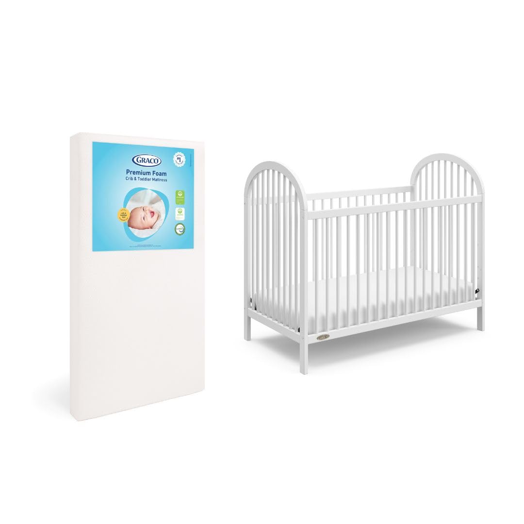 Graco Olivia 3-in-1 Convertible Crib with Drawer, Driftwood