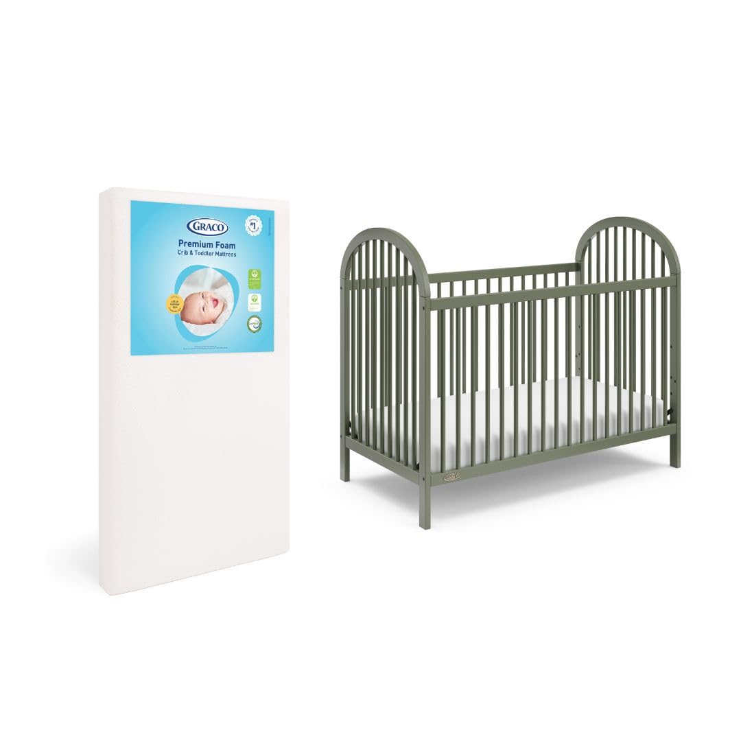 Graco Olivia 3-in-1 Convertible Crib, Hazelnut