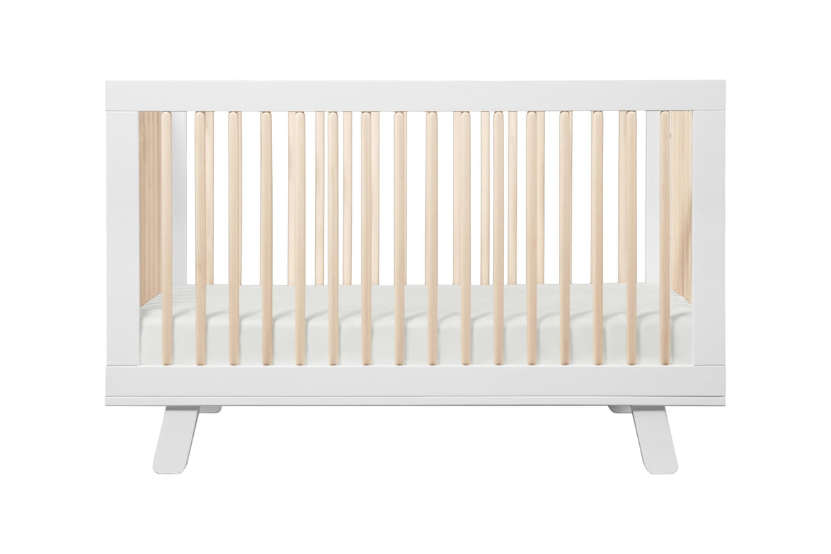 Babyletto Hudson 3-in-1 Convertible Baby Crib, Natural Walnut