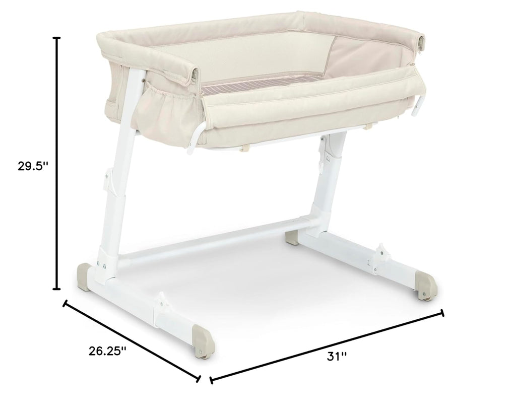 Delta Children - babyGap Whisper Bedside Bassinet, Oatmeal