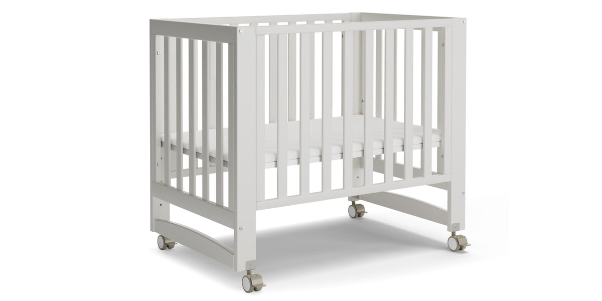 MAMAZING EvoNest 6-in-1 Convertible Baby Mini Crib with Wheels