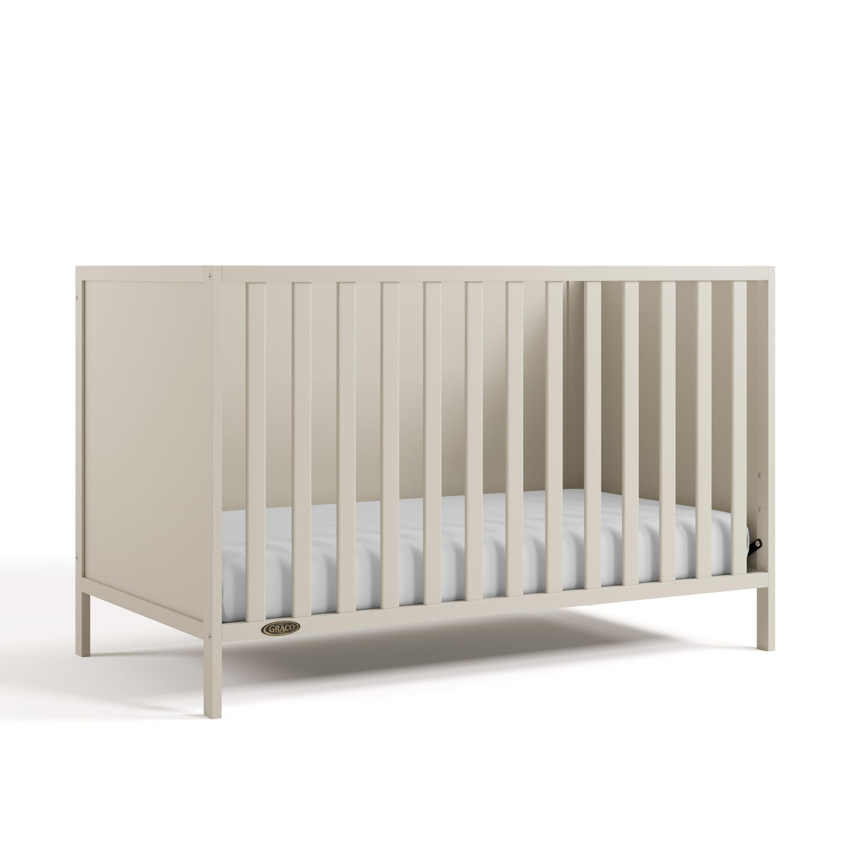 Graco Theo 3-in-1 Convertible Crib with Storage Drawer, White