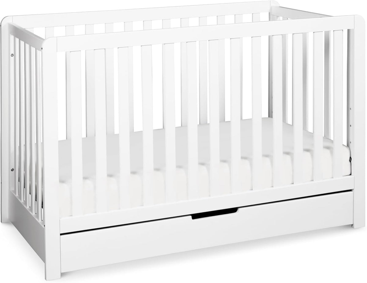 Carter's by DaVinci Colby 4-in-1 Convertible Crib w/ Drawer, White