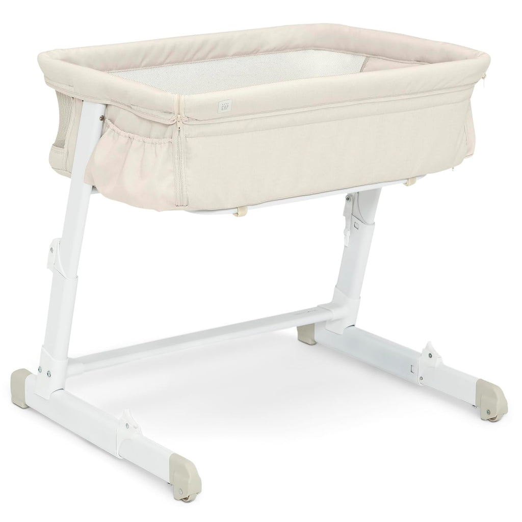 Delta Children - babyGap Whisper Bedside Bassinet, Oatmeal