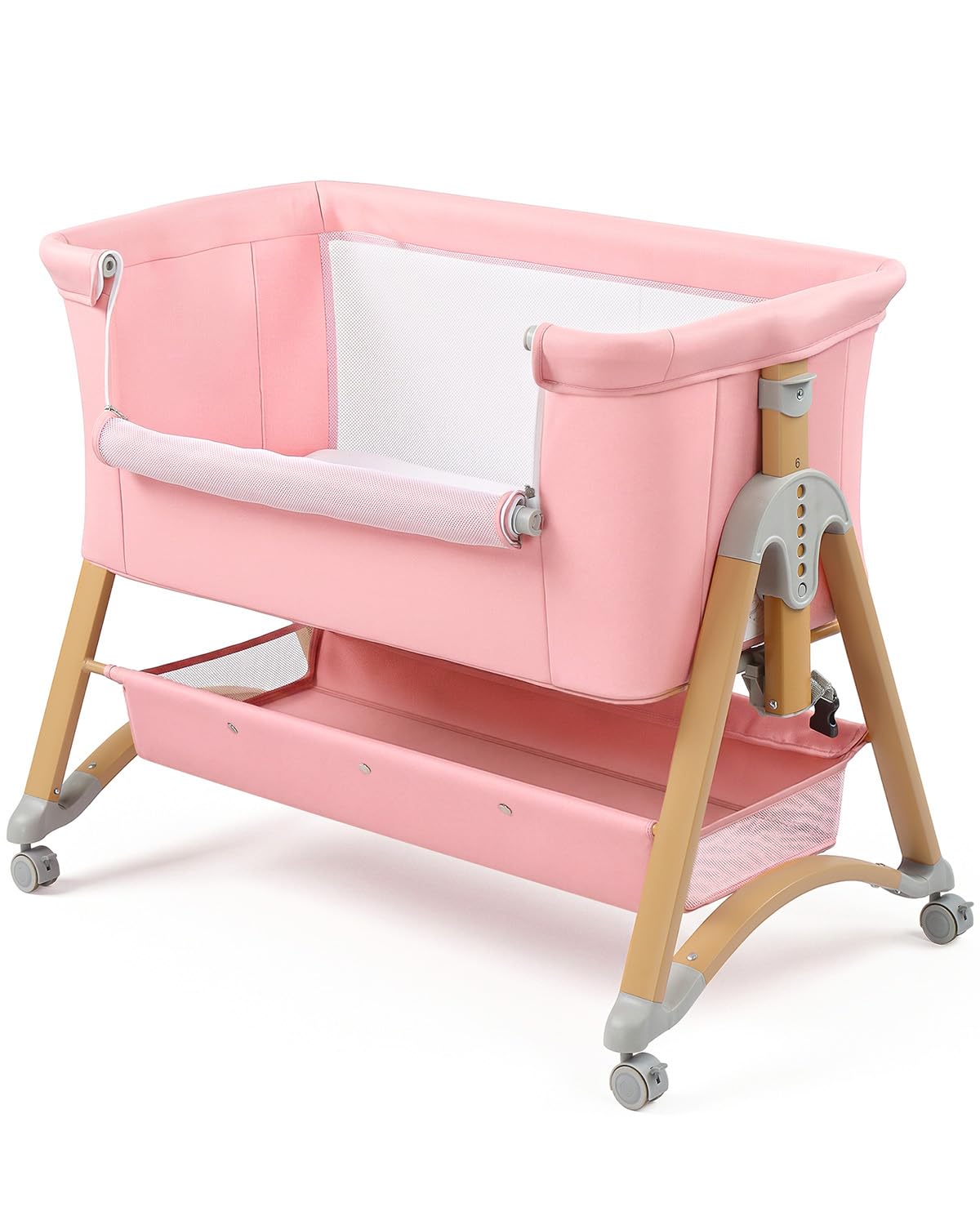 Ktaxon 6 in 1 Baby Bassinet Bedside Bassinet for Baby Crib Rocking Bassinet