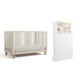 Storkcraft Sicily 3-in-1 Convertible Crib with Guardrail, Frosted Oat