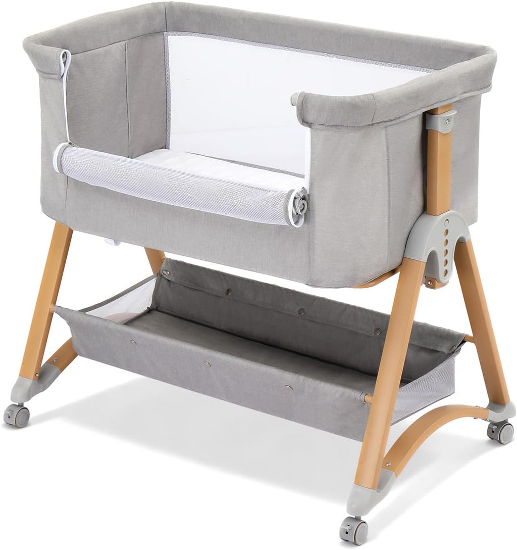 Ktaxon 6 in 1 Baby Bassinet Bedside Bassinet for Baby Crib Rocking Bassinet