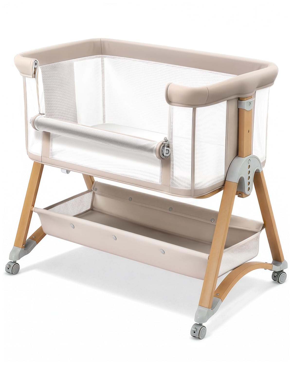 5 in 1 Bedside Bassinet Baby Bassinet, Rocking Bassinet for Baby
