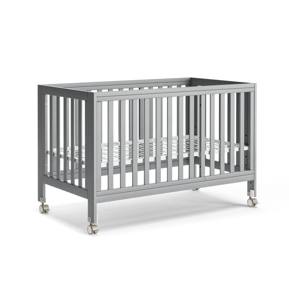 MAMAZING EvoNest 6-in-1 Convertible Baby Mini Crib with Wheels