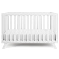 Comfy Cubs Baby Crib for 0 to 3 Years - Adjustable Mattress Height, Natural Wooden Crib for Baby, Elegant Nursery Furniture - 80 lbs Capacity Nursery Bed - Natural Wood
