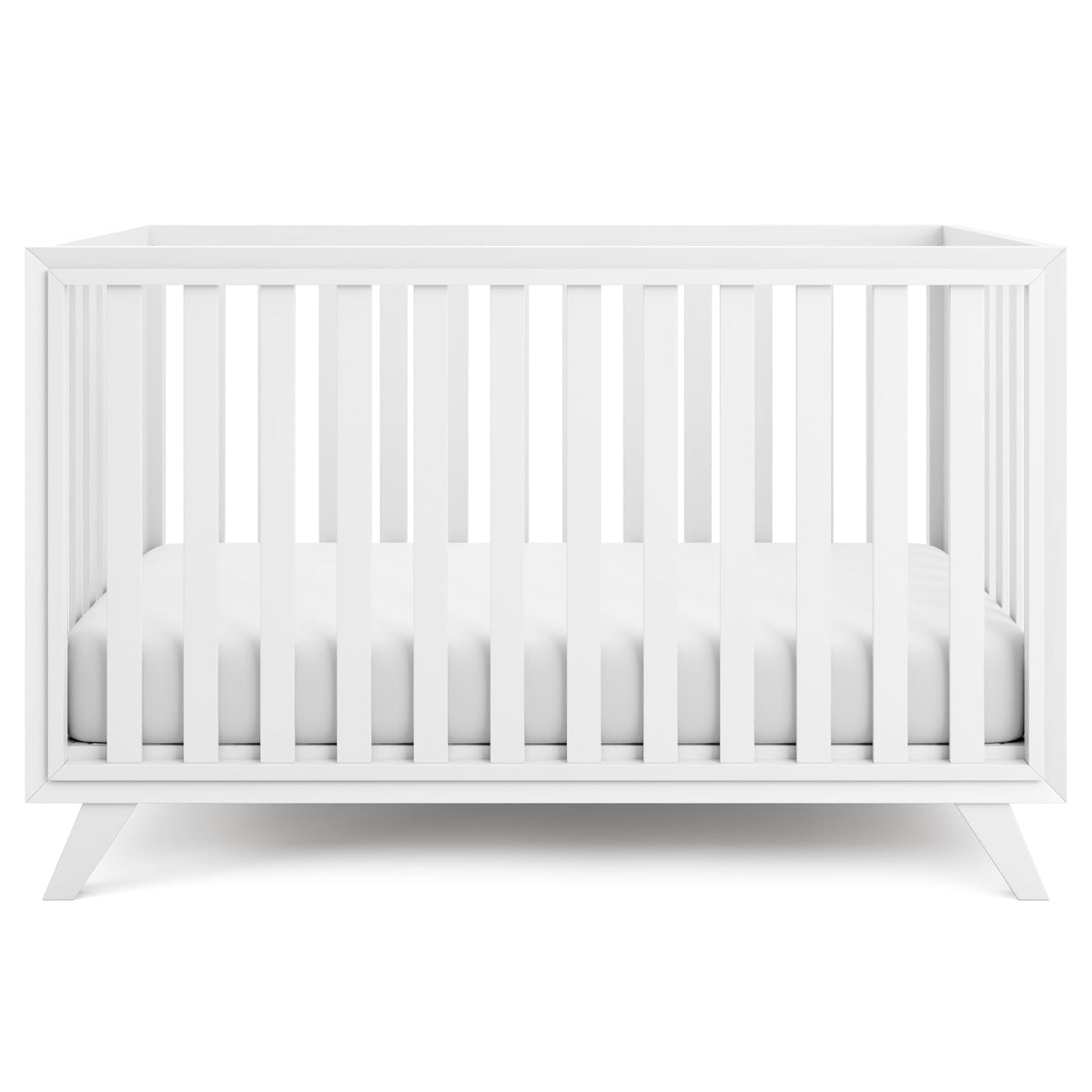 Comfy Cubs Baby Crib for 0 to 3 Years - Adjustable Mattress Height, Natural Wooden Crib for Baby, Elegant Nursery Furniture - 80 lbs Capacity Nursery Bed - Natural Wood
