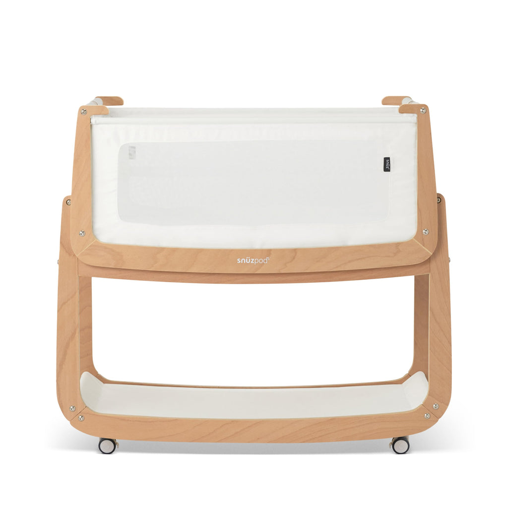 Snuz SnuzPod 5 Bedside Bassinet with Mattress, Natural