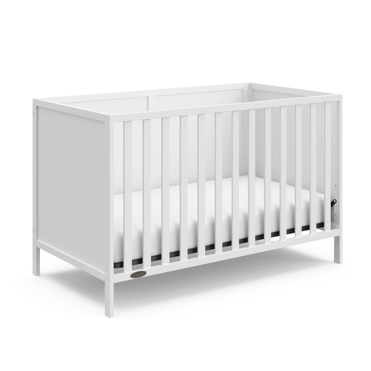 Graco Theo 3-in-1 Convertible Crib with Storage Drawer, White