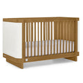 Delta Children babyGap Callie 4-in-1 Upholstered Crib - Greenguard Gold Certified, Antique White/White Boucle