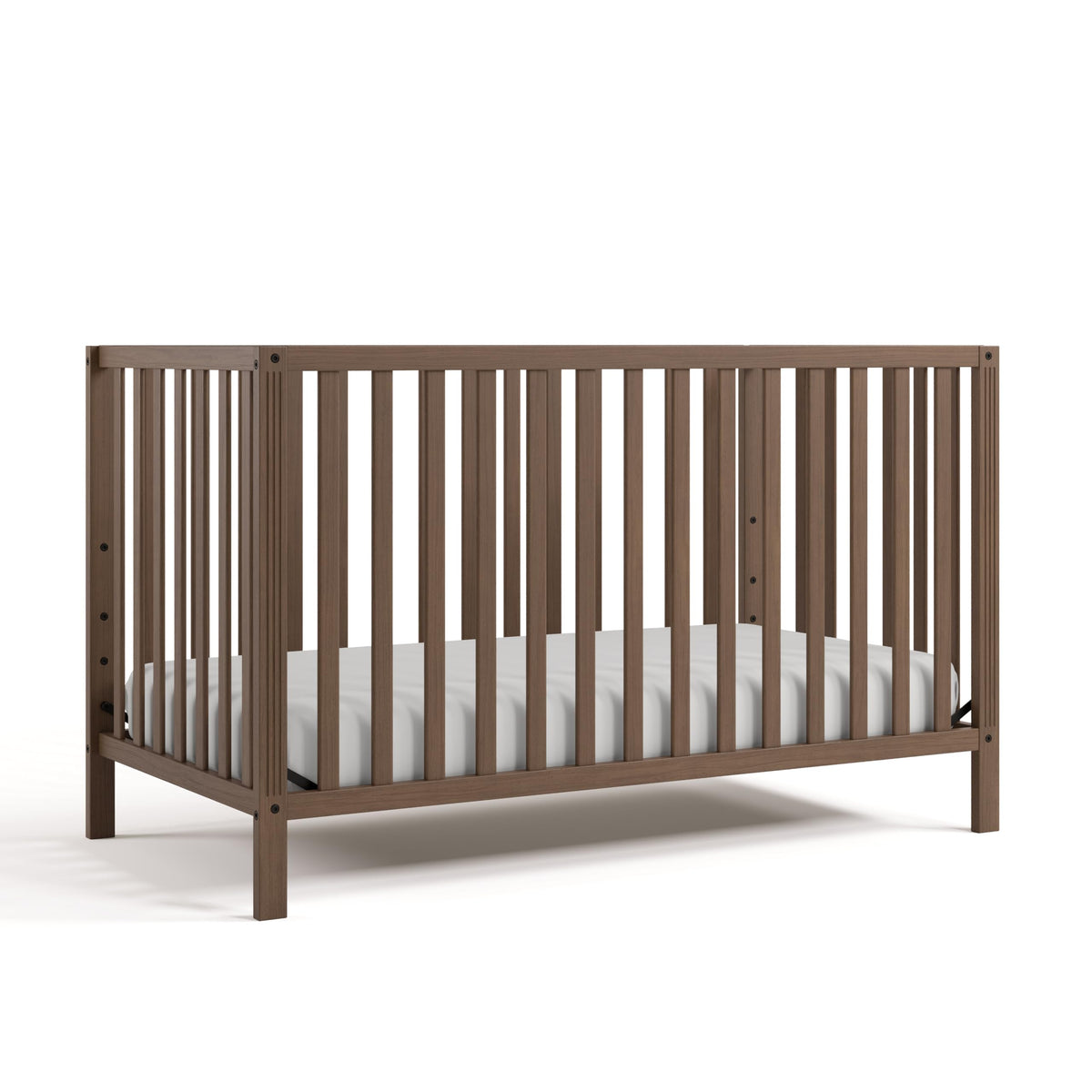 Storkcraft Morningside 5-in-1 Convertible Crib, Frosted Oat