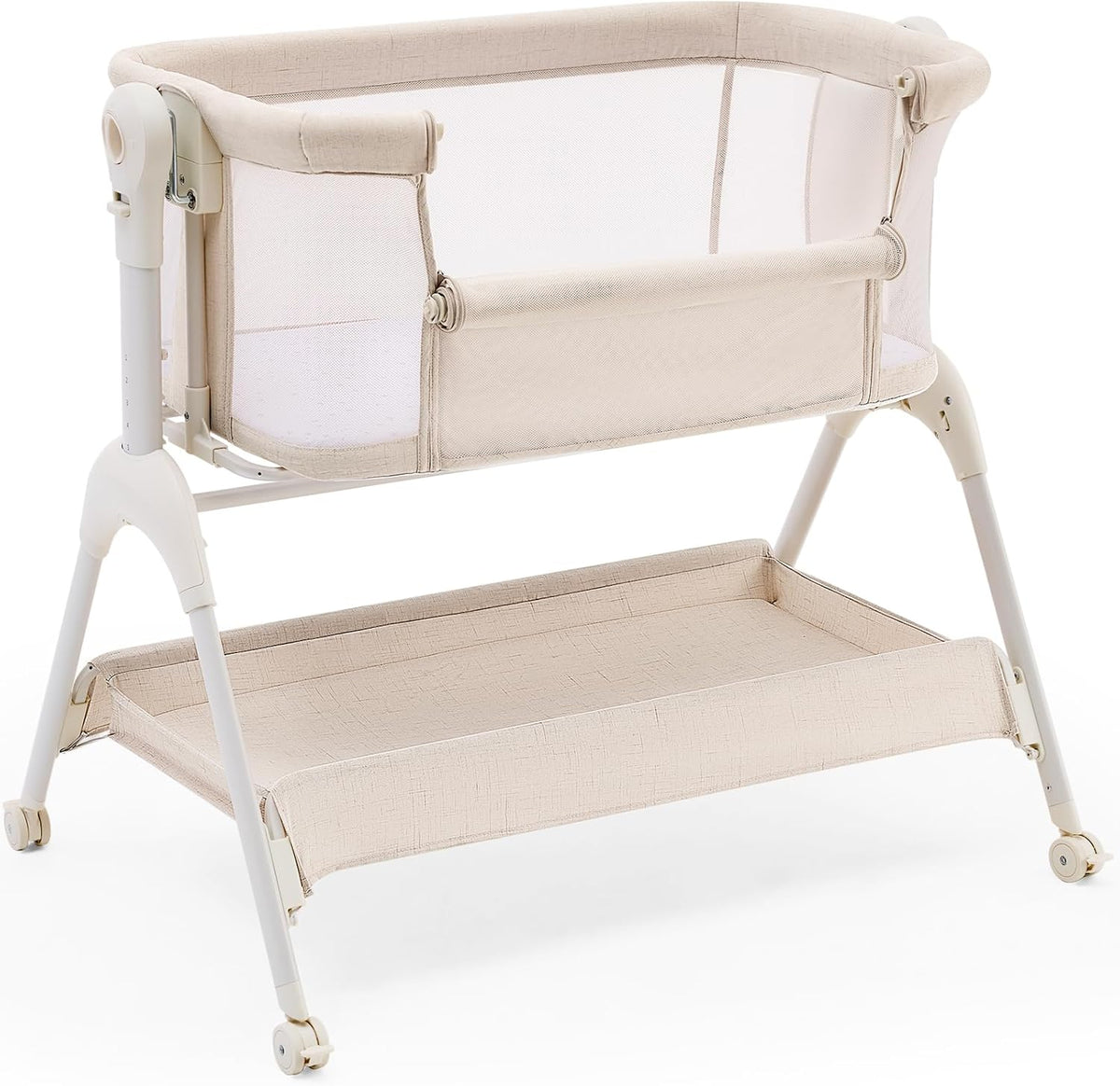 HARPPA Cuddly Sway Baby Bassinet Bedside Sleeper, 3 in 1 Rocking Bassinet