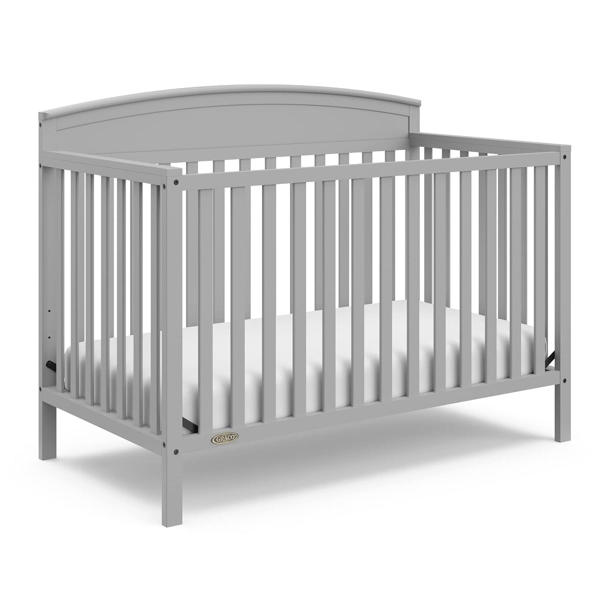 Graco Benton 5-in-1 Convertible Crib, Pebble Gray