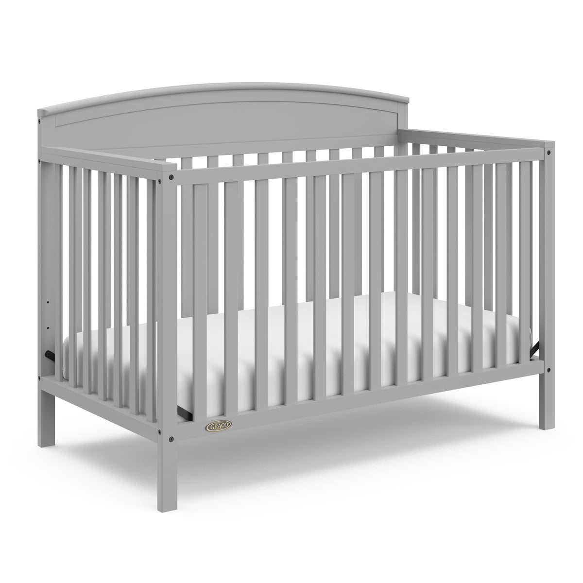 Graco Benton 5-in-1 Convertible Crib, Pebble Gray