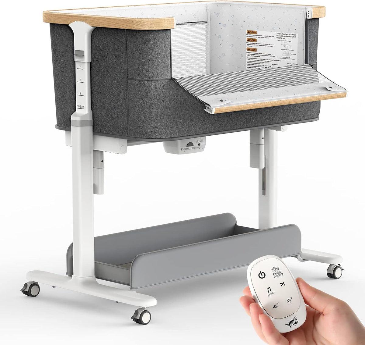 VaVaSoo Electric Rocking Bassinet for Baby