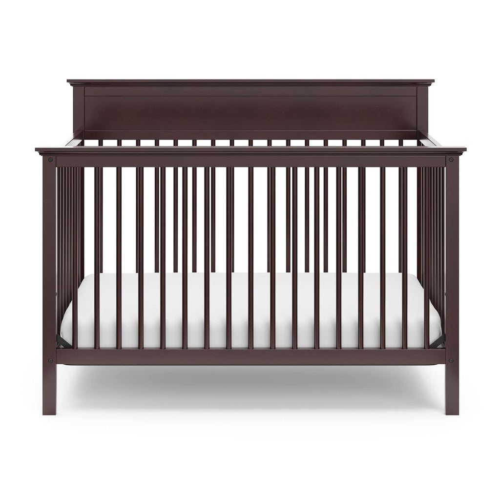 Storkcraft Horizon 5-in-1 Convertible Crib, Espresso