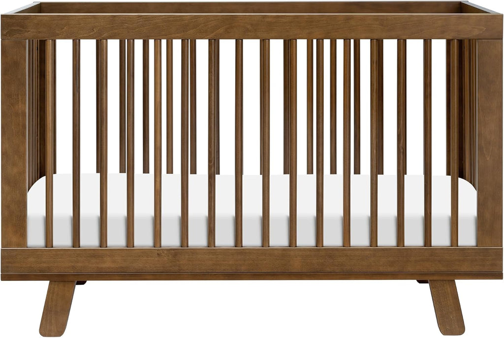 Babyletto Hudson 3-in-1 Convertible Baby Crib, Natural Walnut