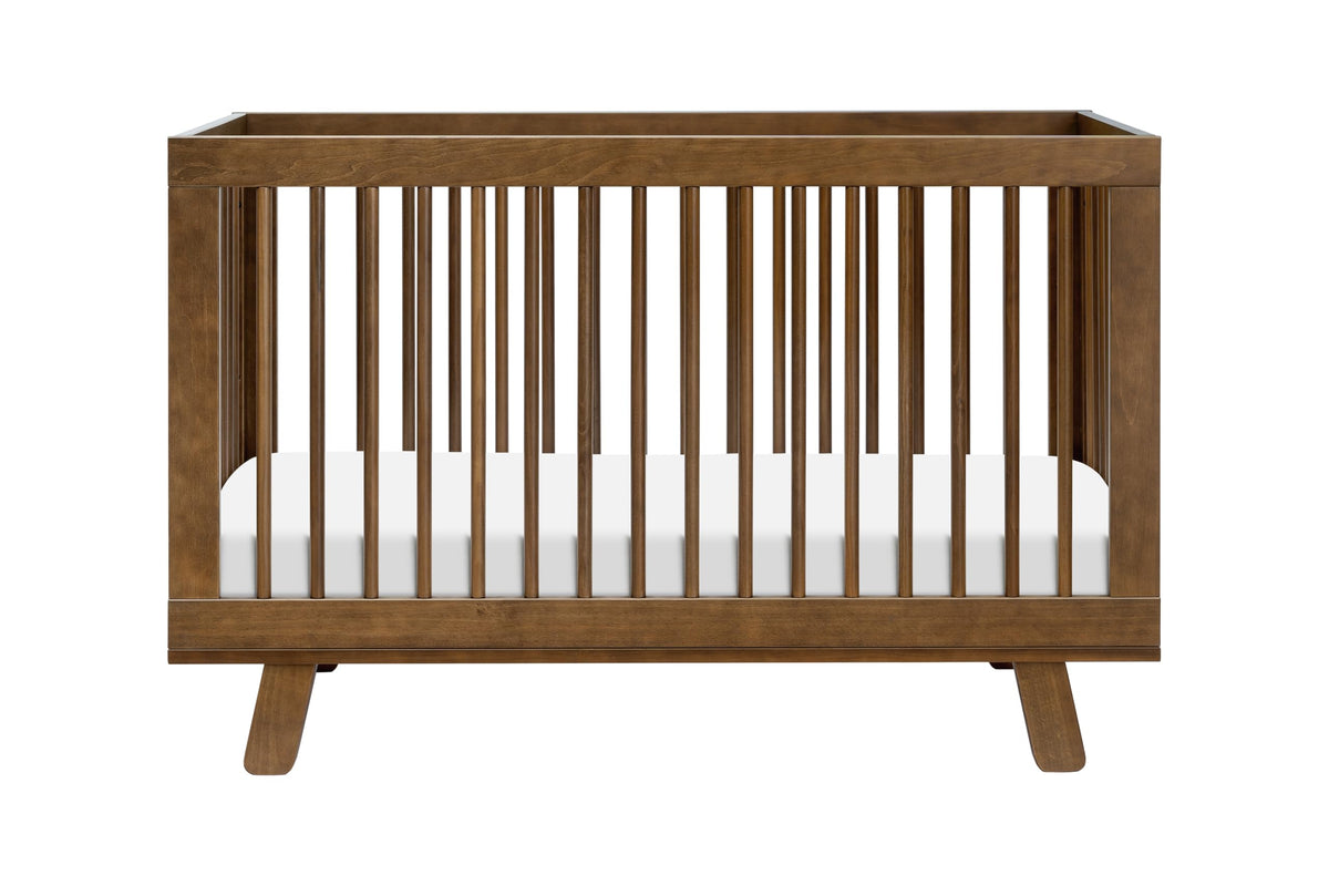 Babyletto Hudson 3-in-1 Convertible Baby Crib, Natural Walnut