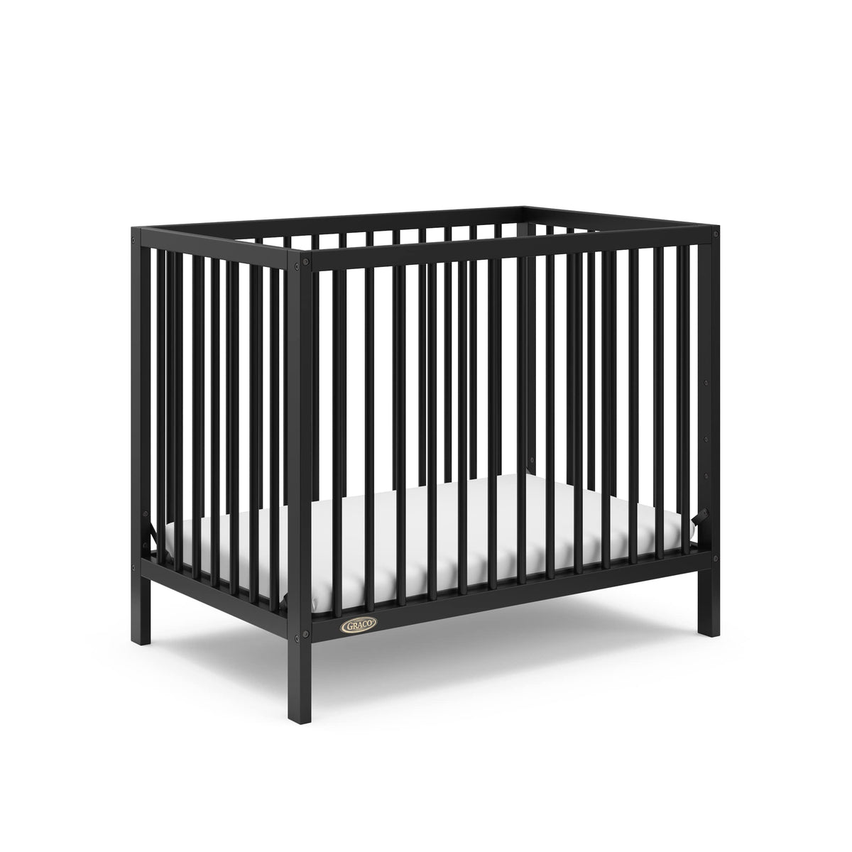 Graco Teddi 5-in-1 Convertible Crib with Drawer, Black