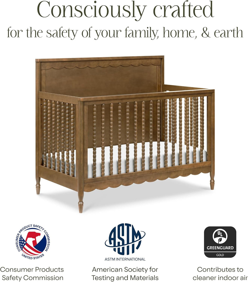 Namesake Ambrosia 4-in-1 Baby Convertible Crib, Natural Walnut