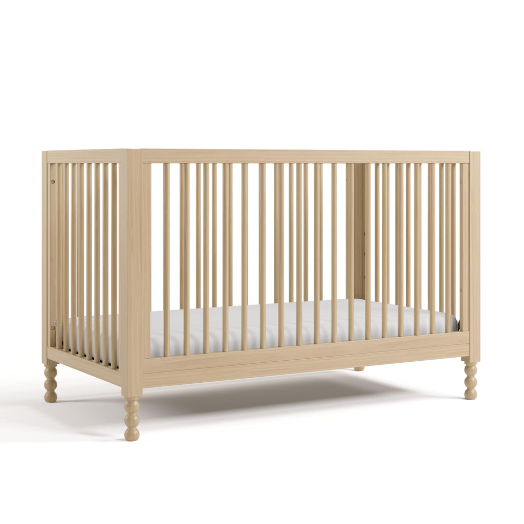 Storkcraft Rio 5-in-1 Convertible Crib and Toddler Guardrail, Hazelnut