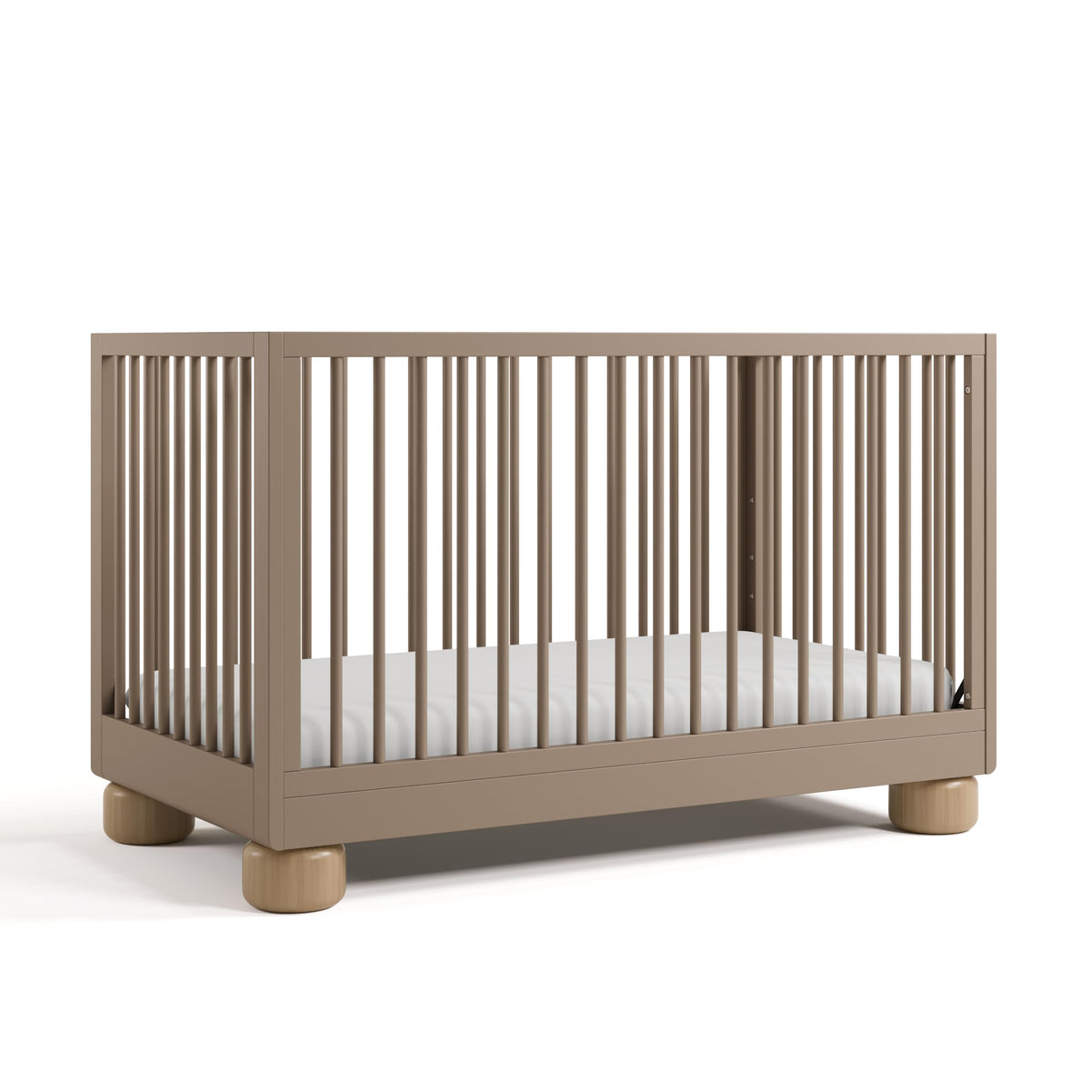 Storkcraft Sorrento 3-in-1 Convertible Crib with Toddler Rail, Hazelnut