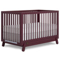 Dream On Me Hygge 5-in-1 Convertible Full-Size Baby Crib, Matte Black Oak