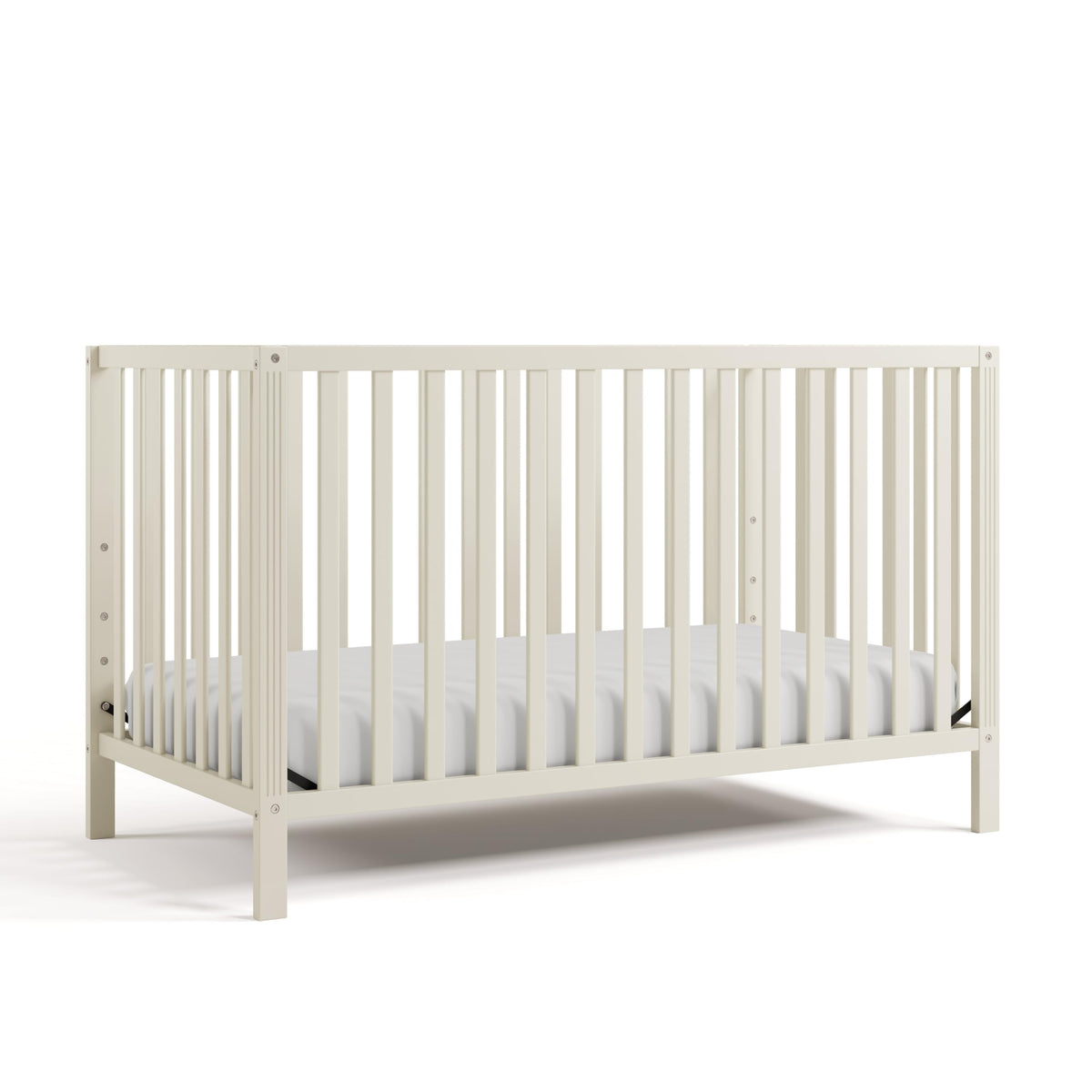 Storkcraft Morningside 5-in-1 Convertible Crib, Frosted Oat