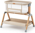 3-in-1 Baby Bassinet, Bedside Bassinet with Rocking Mode for Newborns
