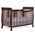 Dream On Me Violet 7-in-1 Convertible Life Style Crib in White, Greenguard Gold Certified, 4 Mattress Height Settings, Made of Sustainable New Zealand Pinewood