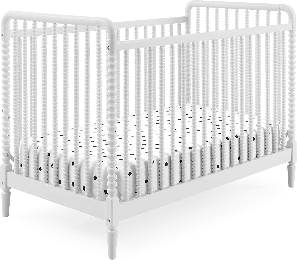 Delta Children Saint 4-in-1 Convertible Crib - Greenguard Gold Certified, Bianca White