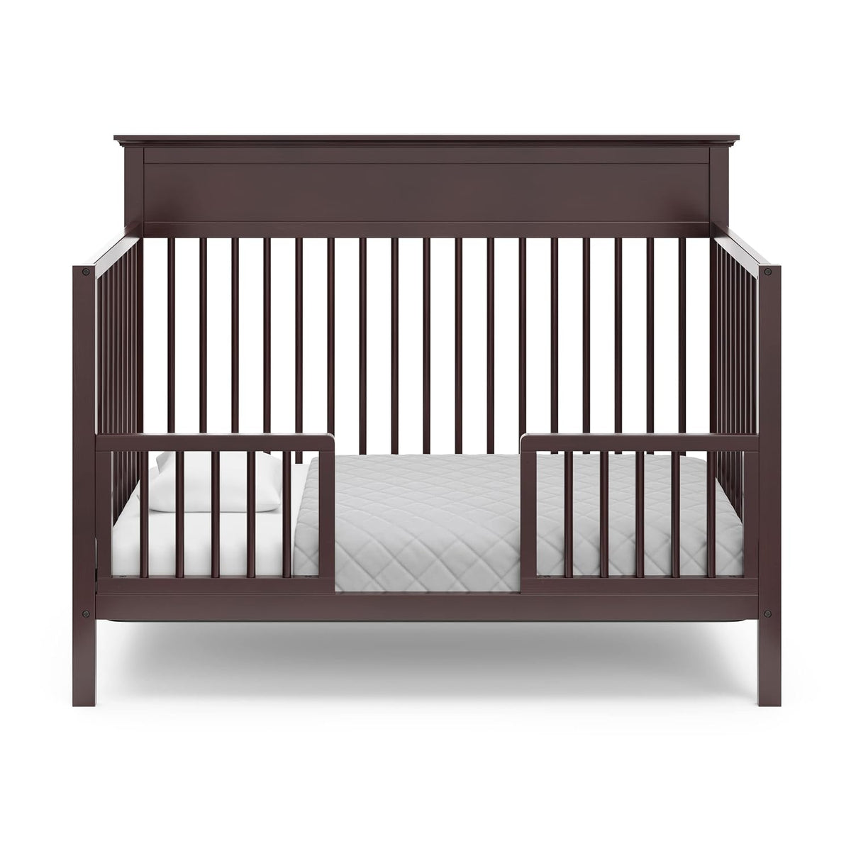 Storkcraft Horizon 5-in-1 Convertible Crib, Espresso