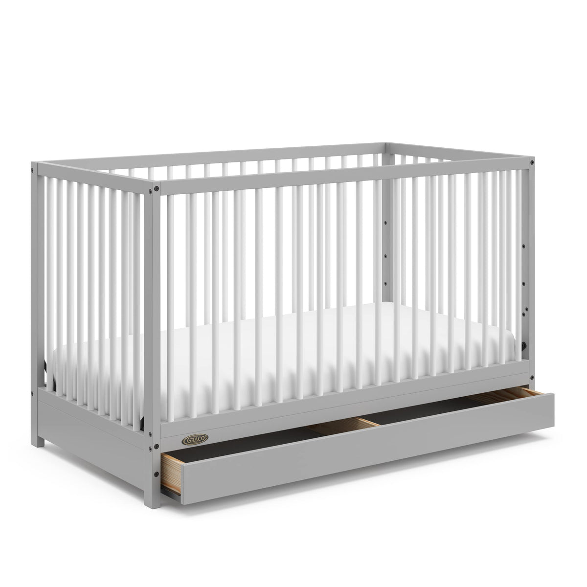 Graco Teddi 5-in-1 Convertible Crib with Drawer, Black