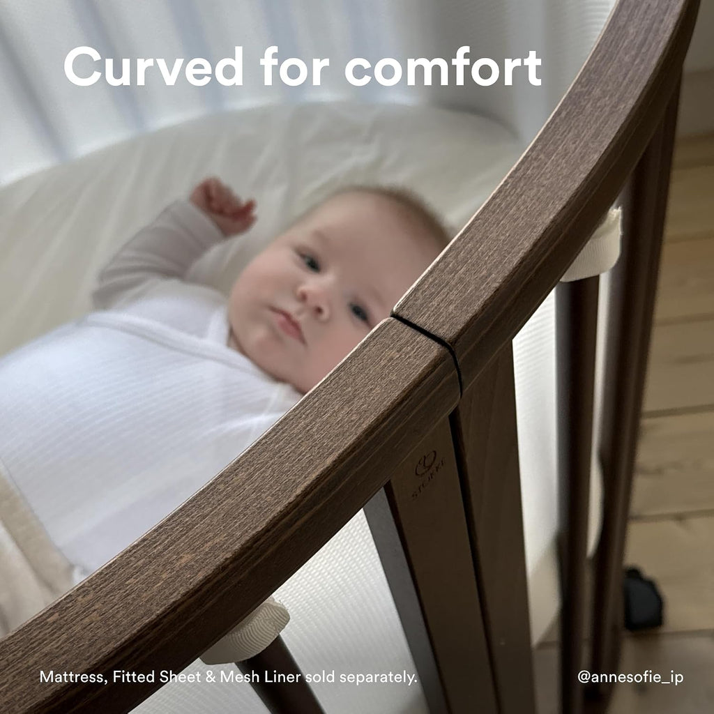 Stokke Sleepi Bed V3 - Suitable for Ages 0-5 Years Old, Warm Brown