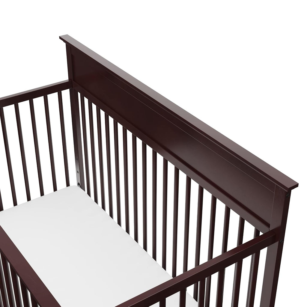 Storkcraft Horizon 5-in-1 Convertible Crib, Espresso