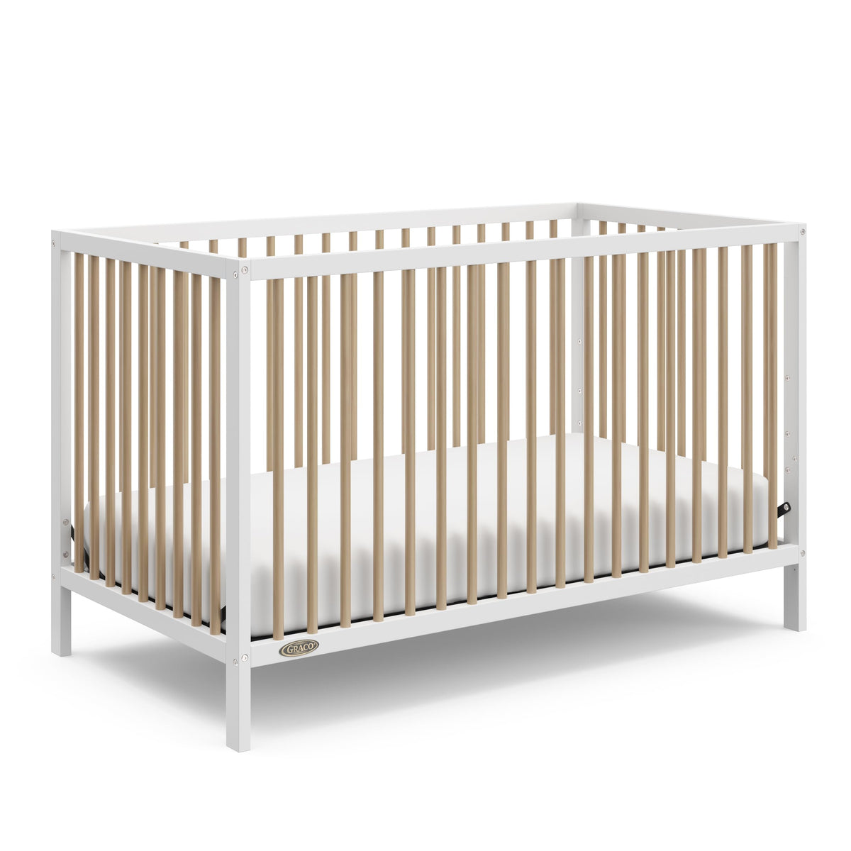Graco Teddi 5-in-1 Convertible Crib with Drawer, Black