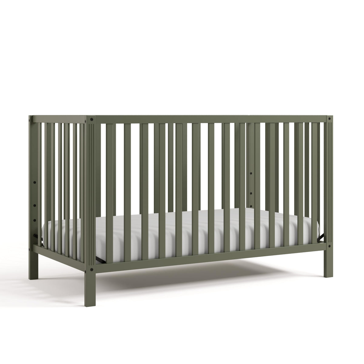 Storkcraft Morningside 5-in-1 Convertible Crib, Frosted Oat