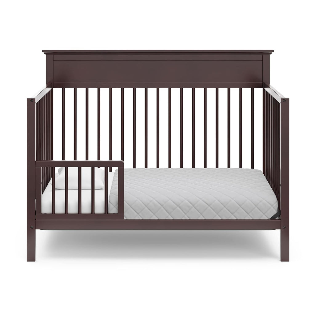 Storkcraft Horizon 5-in-1 Convertible Crib, Espresso