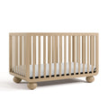 Storkcraft Amalfi 5-in-1 Convertible Crib with Toddler Guardrail, Driftwood