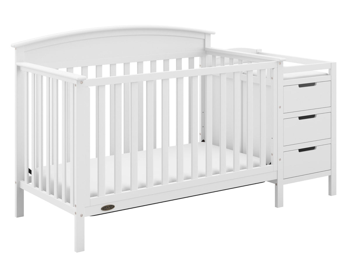 Graco Benton 5-in-1 Convertible Crib, White