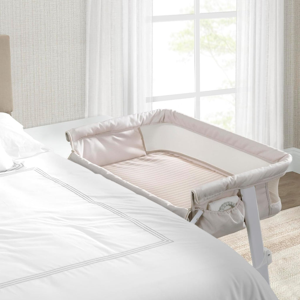 Delta Children - babyGap Whisper Bedside Bassinet, Oatmeal