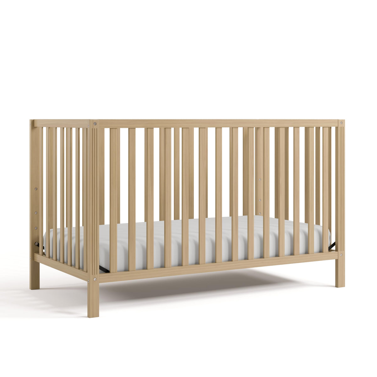 Storkcraft Morningside 5-in-1 Convertible Crib, Frosted Oat