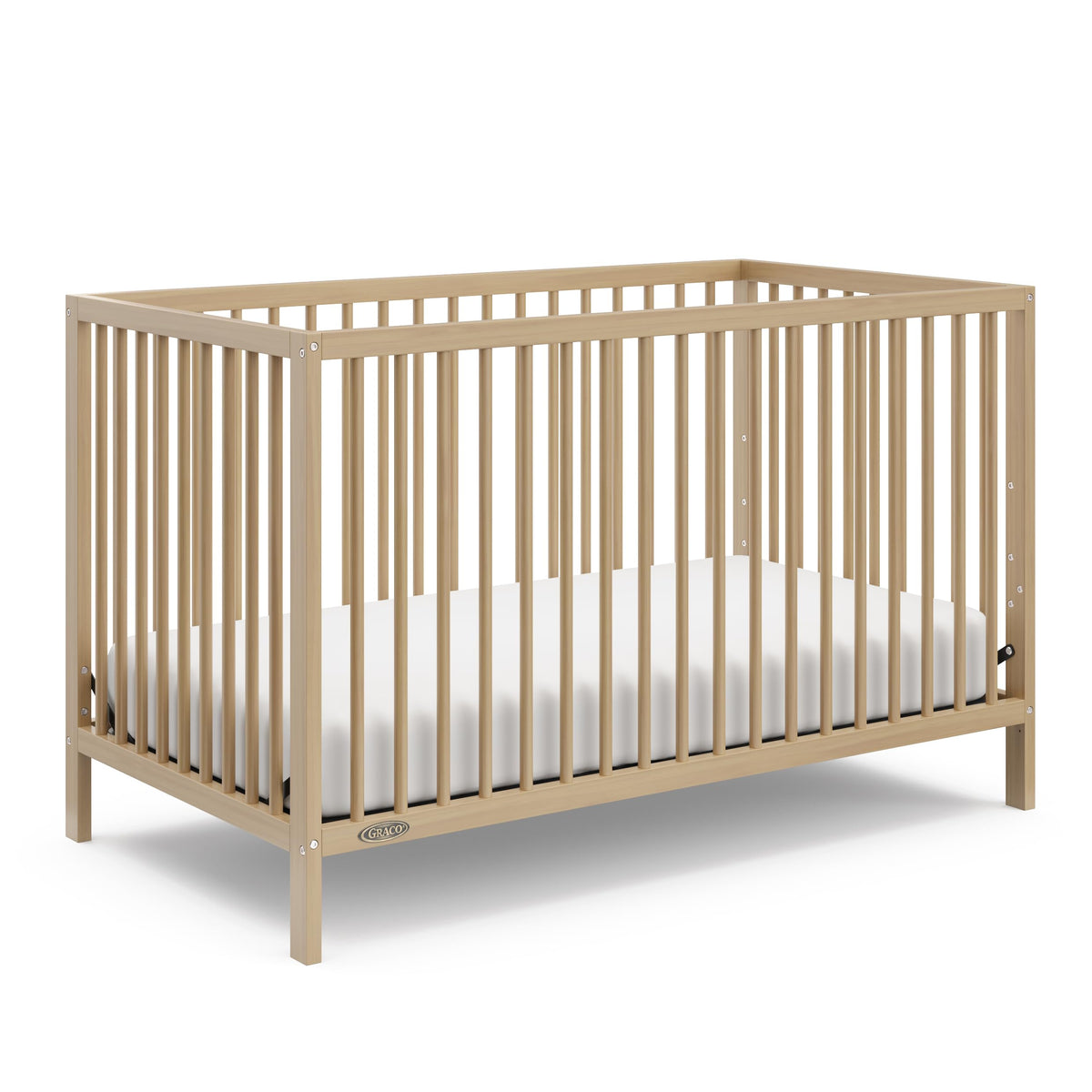Graco Teddi 5-in-1 Convertible Crib with Drawer, Black