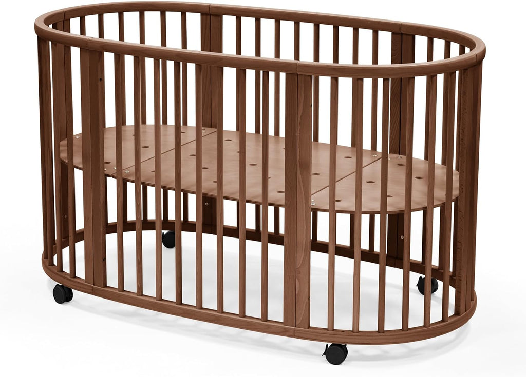 Stokke Sleepi Bed V3 - Suitable for Ages 0-5 Years Old, Warm Brown