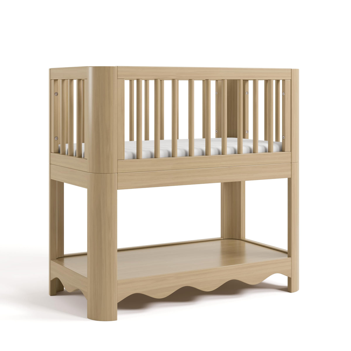 Storkcraft Casablanca 5-in-1 Convertible Crib with Drawer, Hazelnut