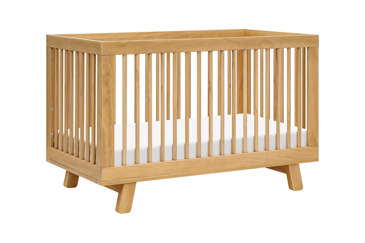 Babyletto Hudson 3-in-1 Convertible Baby Crib, Natural Walnut